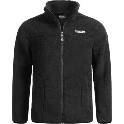 Arctic Seven Herren Sherpa Fleecejacke – Warme Outdoorjacke mit Zipper – Schwarz Schwarz L Arctic Seven Herren Sherpa Fleecejacke – Warme Outdoorjacke mit Zipper – Schwarz Schwarz L