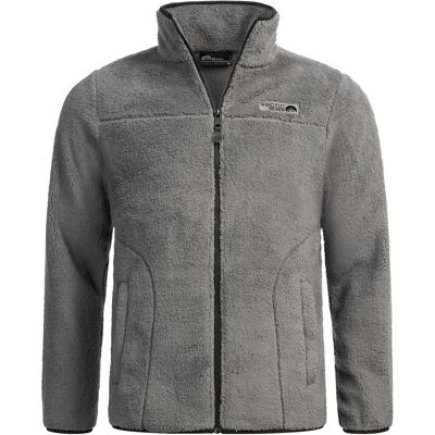 Arctic Seven Herren Sherpa Fleecejacke – Warme Outdoorjacke mit Zipper – Dunkelgrau Grau L Arctic Seven Herren Sherpa Fleecejacke – Warme Outdoorjacke mit Zipper – Dunkelgrau Grau L