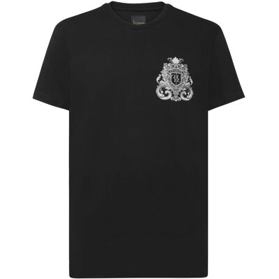 Billionaire T-Shirt Rundhalsausschnitt Ss Crest Barock Schwarz M Billionaire T-Shirt Rundhalsausschnitt Ss Crest Barock Schwarz M