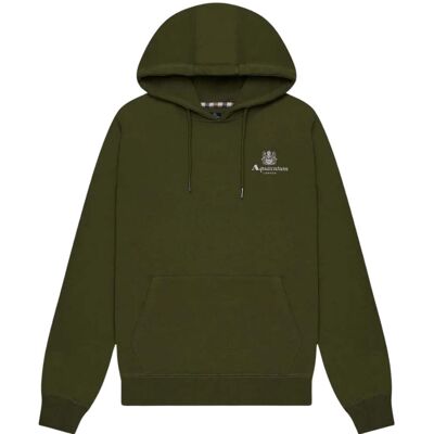 Aquascutum Active - Grüner Kapuzenpullover mit großem Logo Grün 2XL Aquascutum Active - Grüner Kapuzenpullover mit großem Logo Grün 2XL