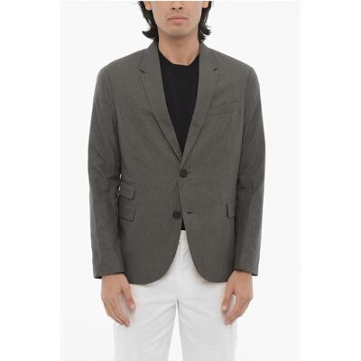 Neil Barrett Slim Fit Blazer mit 2 Knöpfen, Seitenschlitzen und Revers in Blau Blau ES 48 Neil Barrett Slim Fit Blazer mit 2 Knöpfen, Seitenschlitzen und Revers in Blau Blau ES 48