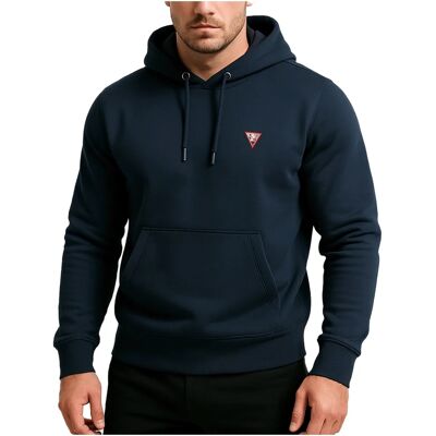 Guess Men's Mini Triangle Sweatshirt - Blau Blau 2XL Guess Men's Mini Triangle Sweatshirt - Blau Blau 2XL
