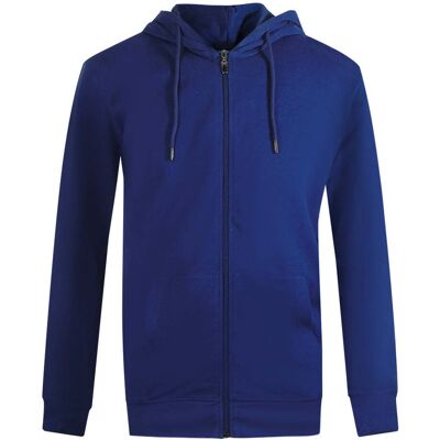 Cavalli Class - Kapuzenpullover Mit Reißverschluss Im Traditionellen Leoparden-design In Irisblau Blau XL Cavalli Class - Kapuzenpullover Mit Reißverschluss Im Traditionellen Leoparden-design In Irisblau Blau XL