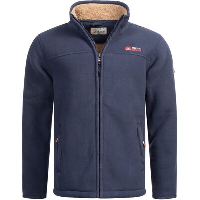 Arctic Seven Herren Fleece Jacke – Navy Marine L Arctic Seven Herren Fleece Jacke – Navy Marine L
