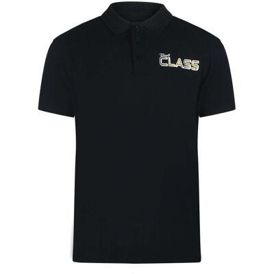 Cavalli Class - Schwarzes Poloshirt Mit Leuchtendem Blumenlogo Schwarz M Cavalli Class - Schwarzes Poloshirt Mit Leuchtendem Blumenlogo Schwarz M