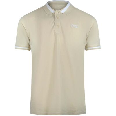 Cavalli Class Poloshirt Mit Kräftigen Streifen In Beige Und Sand Beige XL Cavalli Class Poloshirt Mit Kräftigen Streifen In Beige Und Sand Beige XL