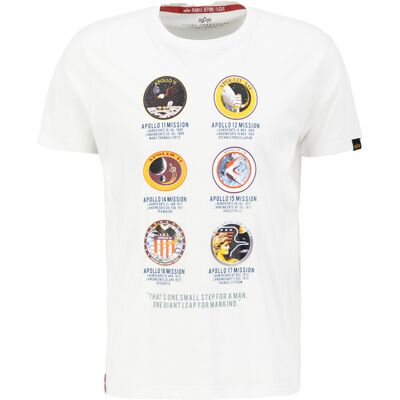 alpha industries Apollo Mission T-Shirt Weiß XS alpha industries Apollo Mission T-Shirt Weiß XS