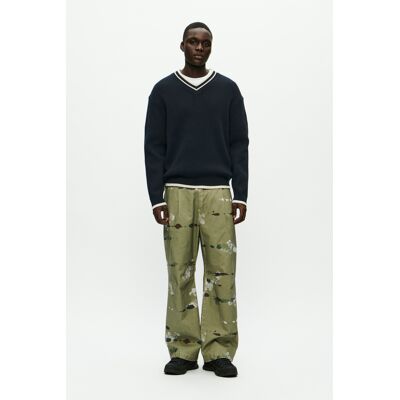 Wood Wood Strickpullover WWCobek Casual fit dark blue Dunkelblau XS/S Wood Wood Strickpullover WWCobek Casual fit dark blue Dunkelblau XS/S