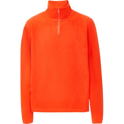 Mo Fleecepullover Männer orange Orange M Mo Fleecepullover Männer orange Orange M