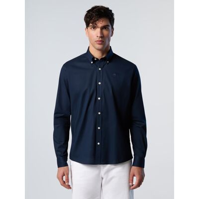 North Sails Hemd Stretch-Popeline Blau S North Sails Hemd Stretch-Popeline Blau S