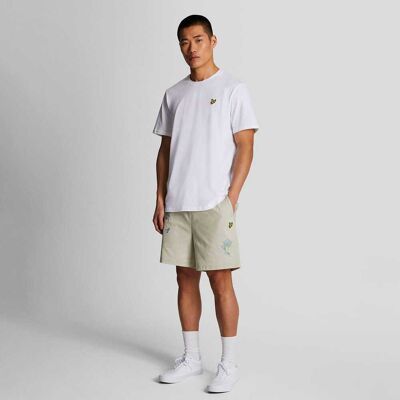 Lyle & Scott Herren Lyle And Scott Distel Club Bestickte Shorts in Creme Creme S Lyle & Scott Herren Lyle And Scott Distel Club Bestickte Shorts in Creme Creme S