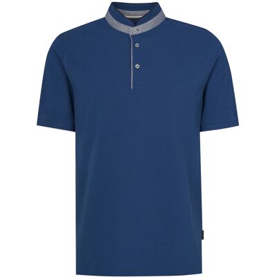 Bugatti Herren Poloshirt mit Stehkragen Marine S Bugatti Herren Poloshirt mit Stehkragen Marine S