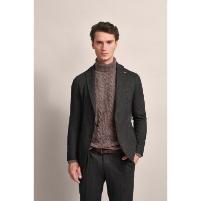 Bugatti Herren Sakko mit runden Schultern Braun EU 54 Bugatti Herren Sakko mit runden Schultern Braun EU 54