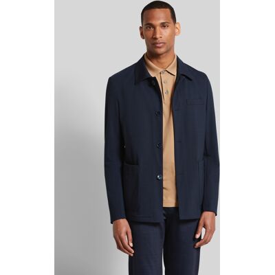 Bugatti Herren Hemdkragensakko aus edlem Jersey Marine 56 (Brust) Bugatti Herren Hemdkragensakko aus edlem Jersey Marine 56 (Brust)