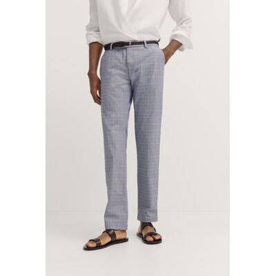Bugatti Herren Chino mit körpernaher Passform Blau 32W/32L Bugatti Herren Chino mit körpernaher Passform Blau 32W/32L