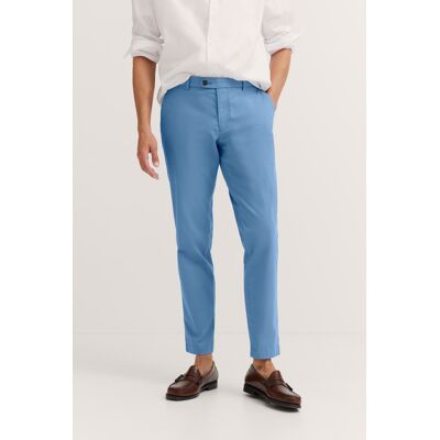 Bugatti Herren Chino mit praktischen Gürtelschlaufen Blau 34W/34L Bugatti Herren Chino mit praktischen Gürtelschlaufen Blau 34W/34L