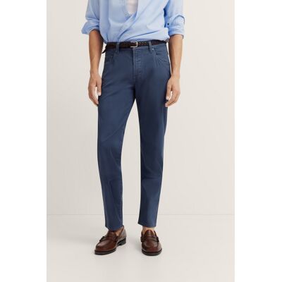 Bugatti Herren 5-Pocket-Hose mit Stretchfunktion Marine 32W/32L Bugatti Herren 5-Pocket-Hose mit Stretchfunktion Marine 32W/32L