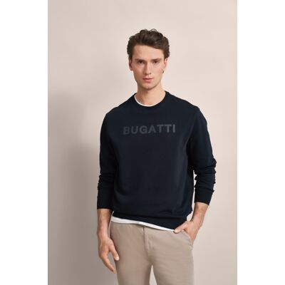 Bugatti Herren Sweatshirt mit 3-D-Print Marine 2XL Bugatti Herren Sweatshirt mit 3-D-Print Marine 2XL