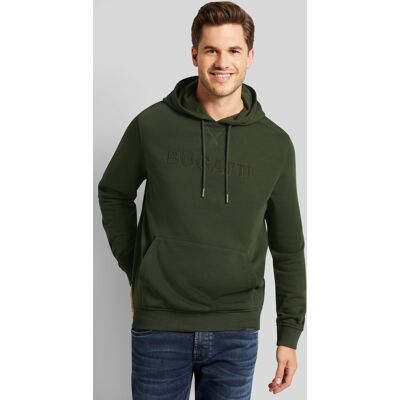 Bugatti Herren Sweatshirt mit Logo-Print Olive S Bugatti Herren Sweatshirt mit Logo-Print Olive S