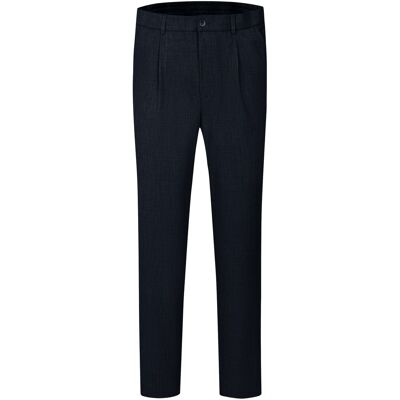 Bugatti Herren Bundfaltenhose mit Stretchfunktion Marine 38W/30L Bugatti Herren Bundfaltenhose mit Stretchfunktion Marine 38W/30L