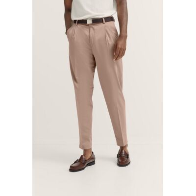 Bugatti Herren Bundfaltenhose mit Satin-Stretch Beige 36W/32L Bugatti Herren Bundfaltenhose mit Satin-Stretch Beige 36W/32L