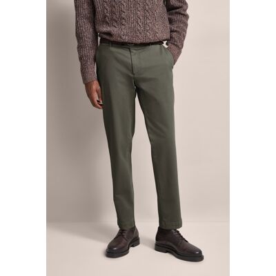 Bugatti Herren Freizeithose aus einem Baumwoll-Elasthan-Mix Olive 34W/34L Bugatti Herren Freizeithose aus einem Baumwoll-Elasthan-Mix Olive 34W/34L
