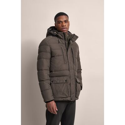 Bugatti Herren Steppjacke mit abtrennbarer Kapuze Olive 56 (Brust) Bugatti Herren Steppjacke mit abtrennbarer Kapuze Olive 56 (Brust)