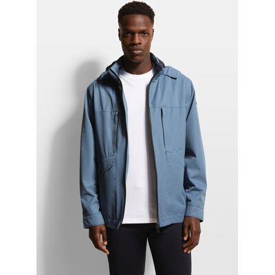 Bugatti Herren Regenjacke mit abnehmbarer Kapuze Hellblau EU 54 Bugatti Herren Regenjacke mit abnehmbarer Kapuze Hellblau EU 54