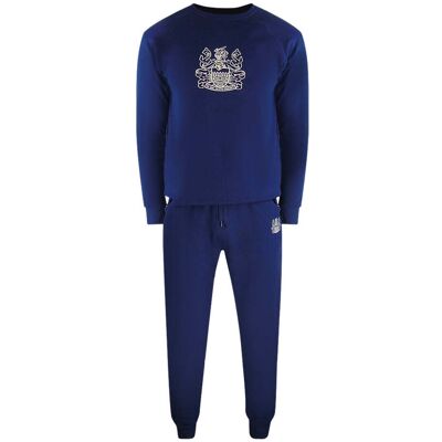 Aquascutum Iconic Crest - Trainingsset Mit Rundhalsausschnitt In Marineblau Marine S Aquascutum Iconic Crest - Trainingsset Mit Rundhalsausschnitt In Marineblau Marine S