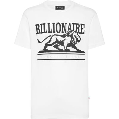 Billionaire T-Shirt Round Neck Ss Lion Weiß 2XL Billionaire T-Shirt Round Neck Ss Lion Weiß 2XL