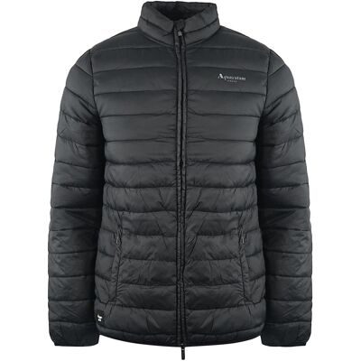 Aquascutum Herren Logo Steppjacke (Schwarz) Schwarz M Aquascutum Herren Logo Steppjacke (Schwarz) Schwarz M