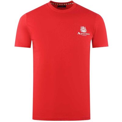 Aquascutum Herren London Aldis Logo T-Shirt (Rot) Rot M Aquascutum Herren London Aldis Logo T-Shirt (Rot) Rot M