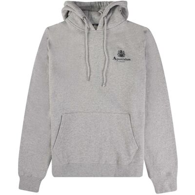 Aquascutum Herren Active Kleines Logo Hoodie (Grau) Grau 2XL Aquascutum Herren Active Kleines Logo Hoodie (Grau) Grau 2XL