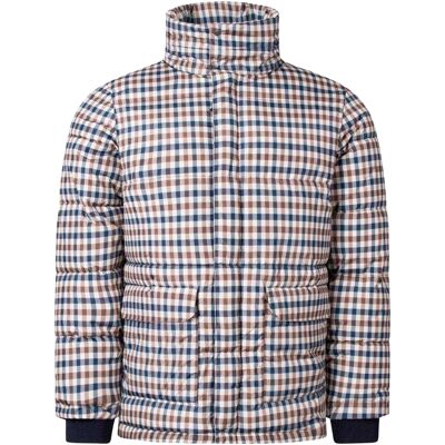 Aquascutum Herren Kariertes Aktives Daunenjacke (Beige) Beige 2XL Aquascutum Herren Kariertes Aktives Daunenjacke (Beige) Beige 2XL