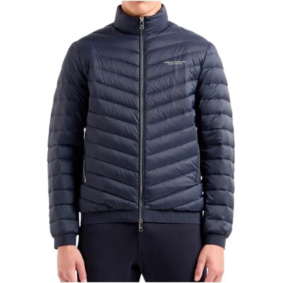 Armani Exchange Herren-Daunenjacke Milano Blau L Armani Exchange Herren-Daunenjacke Milano Blau L