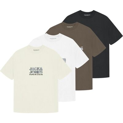 Jack & Jones Jcodynamic Branding Tee Crew T-Shirt Mehrfarben M Jack & Jones Jcodynamic Branding Tee Crew T-Shirt Mehrfarben M
