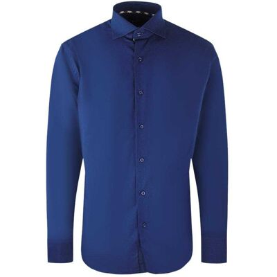 Aquascutum - Hemd für Herren, Langärmlig (Königsblau) Blau M Aquascutum - Hemd für Herren, Langärmlig (Königsblau) Blau M