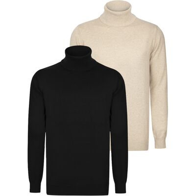 Felix Hardy Pullover Rollkragenpullover 2Er-Pack Schwarz S Felix Hardy Pullover Rollkragenpullover 2Er-Pack Schwarz S