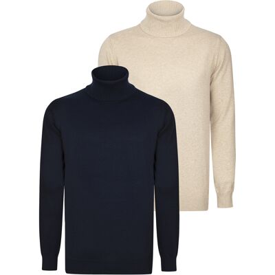 Felix Hardy Pullover Rollkragenpullover 2Er-Pack Marine L Felix Hardy Pullover Rollkragenpullover 2Er-Pack Marine L