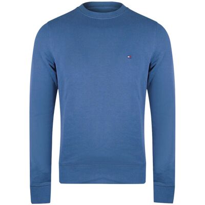 Tommy Hilfiger - Sweatshirt Mit Rundhalsausschnitt In Verblasstem Indigoblau Blau 2XL Tommy Hilfiger - Sweatshirt Mit Rundhalsausschnitt In Verblasstem Indigoblau Blau 2XL
