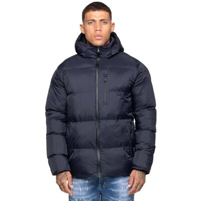 Kruze By Enzo Kruze Herren Steppjacke mit Kapuze Marine 2XL Kruze By Enzo Kruze Herren Steppjacke mit Kapuze Marine 2XL