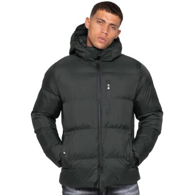Kruze By Enzo Kruze Herren Steppjacke mit Kapuze Dunkelgrün 2XL Kruze By Enzo Kruze Herren Steppjacke mit Kapuze Dunkelgrün 2XL