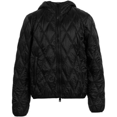 Diesel Herren Steppjacke mit Kapuze (Schwarz) Schwarz M Diesel Herren Steppjacke mit Kapuze (Schwarz) Schwarz M
