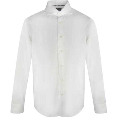 Aquascutum - Hemd für Herren, Langärmlig (Weiß) Weiß S Aquascutum - Hemd für Herren, Langärmlig (Weiß) Weiß S