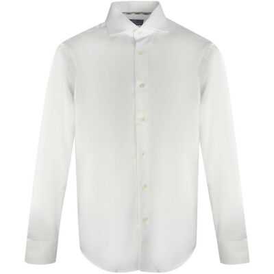 Aquascutum - Hemd für Herren, Langärmlig (Weiß) Weiß XS Aquascutum - Hemd für Herren, Langärmlig (Weiß) Weiß XS