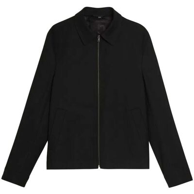 Ted Baker Henry Wollmischung Herren Schwarz Harrington Jacke Schwarz L Ted Baker Henry Wollmischung Herren Schwarz Harrington Jacke Schwarz L