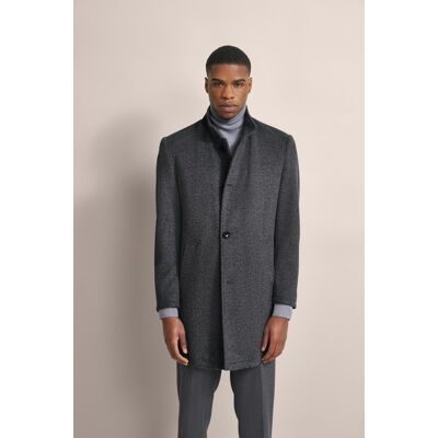 Bugatti Herren Mantel mit Stretchfunktion Dunkelblau EU58 Bugatti Herren Mantel mit Stretchfunktion Dunkelblau EU58