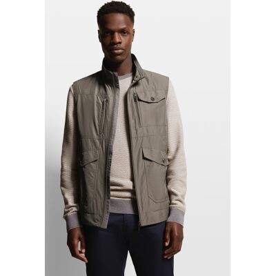 Bugatti Herren Weste mit wasserabweisender Funktion Olive EU56 Bugatti Herren Weste mit wasserabweisender Funktion Olive EU56