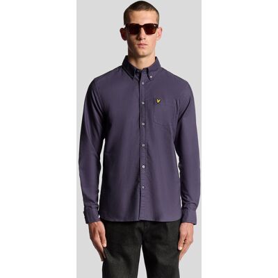 Lyle & Scott Baumwollhemd mit Knopfleiste - Grau Grau 2XL Lyle & Scott Baumwollhemd mit Knopfleiste - Grau Grau 2XL