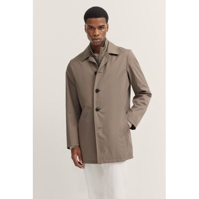 Bugatti Herren Mantel wasserabweisend Beige EU58 Bugatti Herren Mantel wasserabweisend Beige EU58
